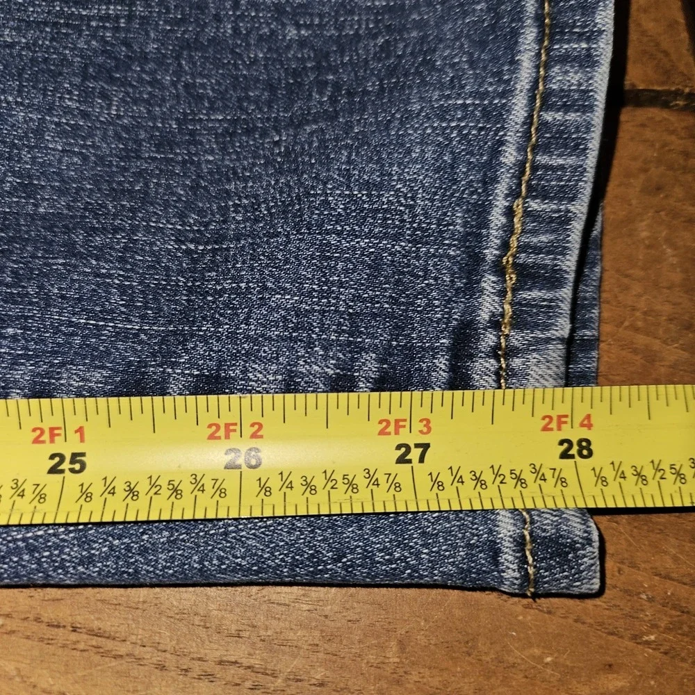 Signature Levi Strauss Gold Women's 18 Mid-Rise Skinny Jeans Whisker W 36 X L 28